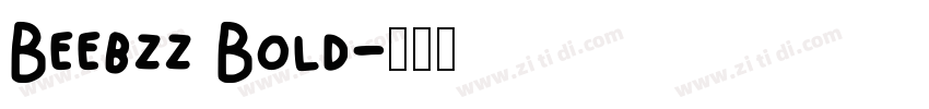 Beebzz Bold字体转换